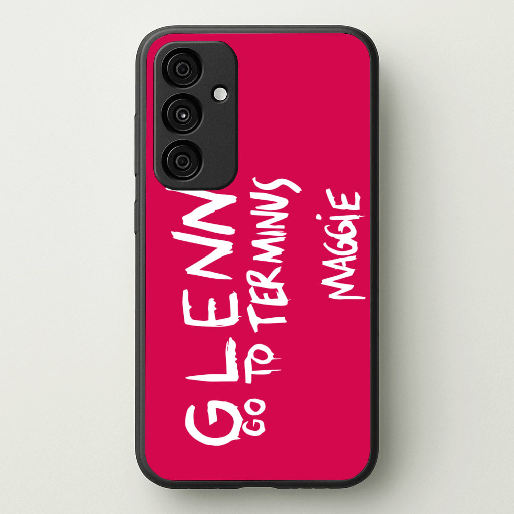 Message For Glenn - TWD - The Walking Dead Phone Case for Galaxy A55