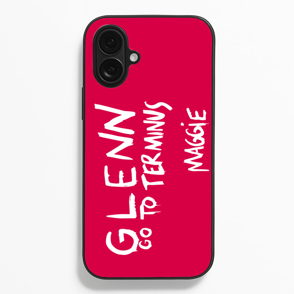 Message For Glenn - TWD Phone Case