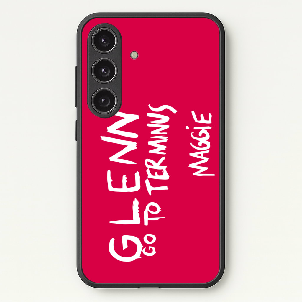 Message For Glenn - TWD - The Walking Dead Phone Case for Galaxy S25