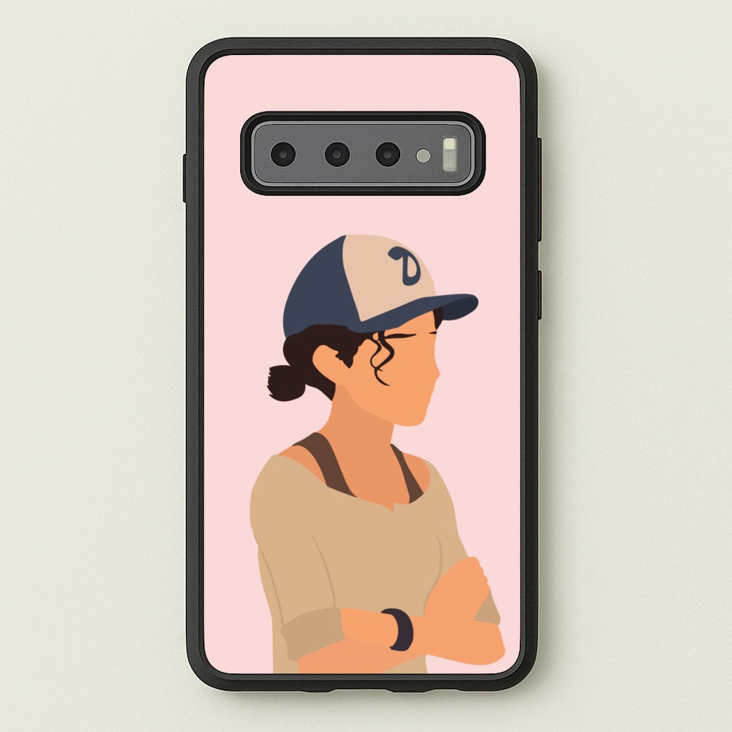 Clementine Faceless - TWD - The Walking Dead Phone Case for Galaxy S10 Plus