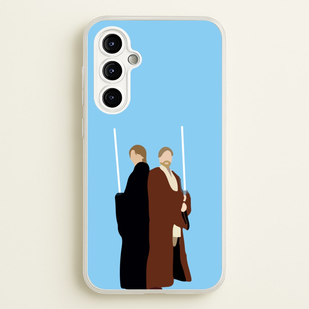 Skywalker and Kenobi - Star Wars Phone Case for Galaxy A54