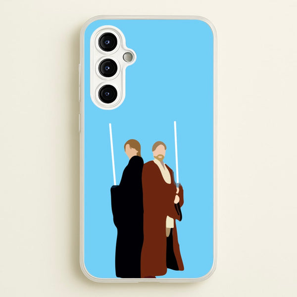 Skywalker and Kenobi - Star Wars Phone Case for Galaxy A54