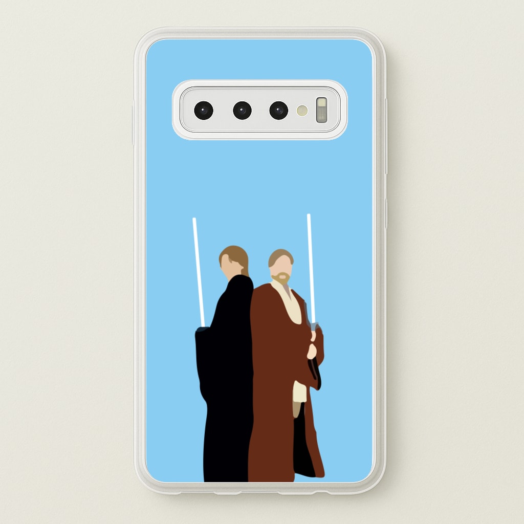 Skywalker and Kenobi - Star Wars Phone Case for Galaxy S10 Plus