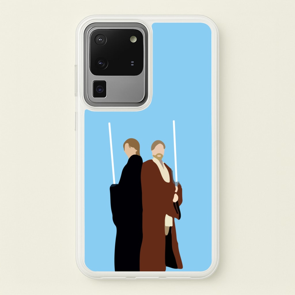 Skywalker and Kenobi - Star Wars Phone Case for Galaxy S20 Ultra