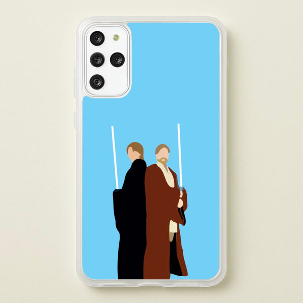 Skywalker and Kenobi - Star Wars Phone Case for Galaxy S20 Plus