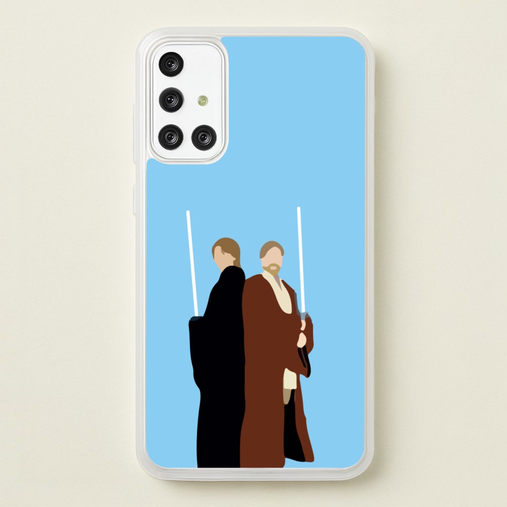 Skywalker and Kenobi - Star Wars Phone Case for Galaxy A71