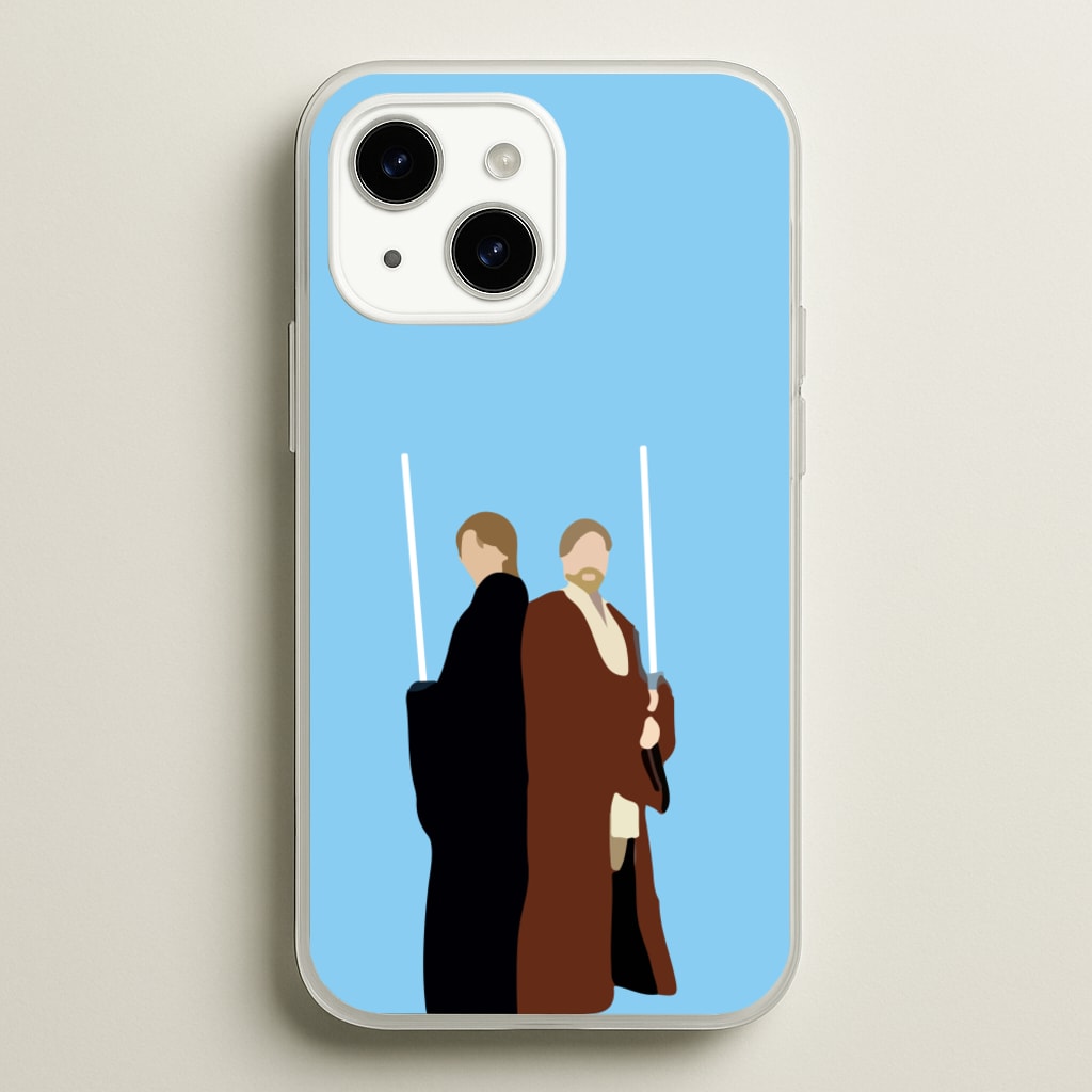 Skywalker and Kenobi - Star Wars Phone Case for iPhone 15 Plus