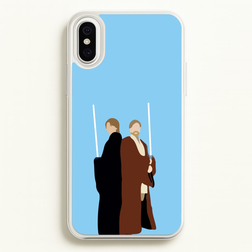 Skywalker and Kenobi - Star Wars Phone Case for iPhone XS Max