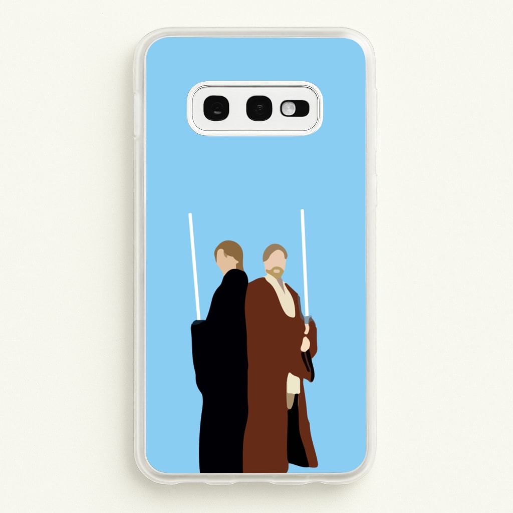 Skywalker and Kenobi - Star Wars Phone Case for Galaxy S10e