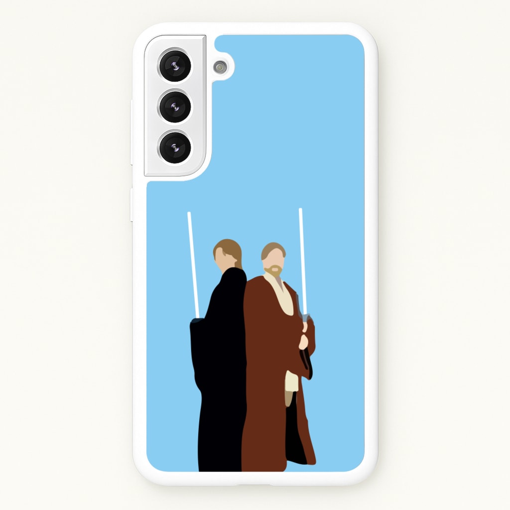 Skywalker and Kenobi - Star Wars Phone Case for Galaxy S22 Plus