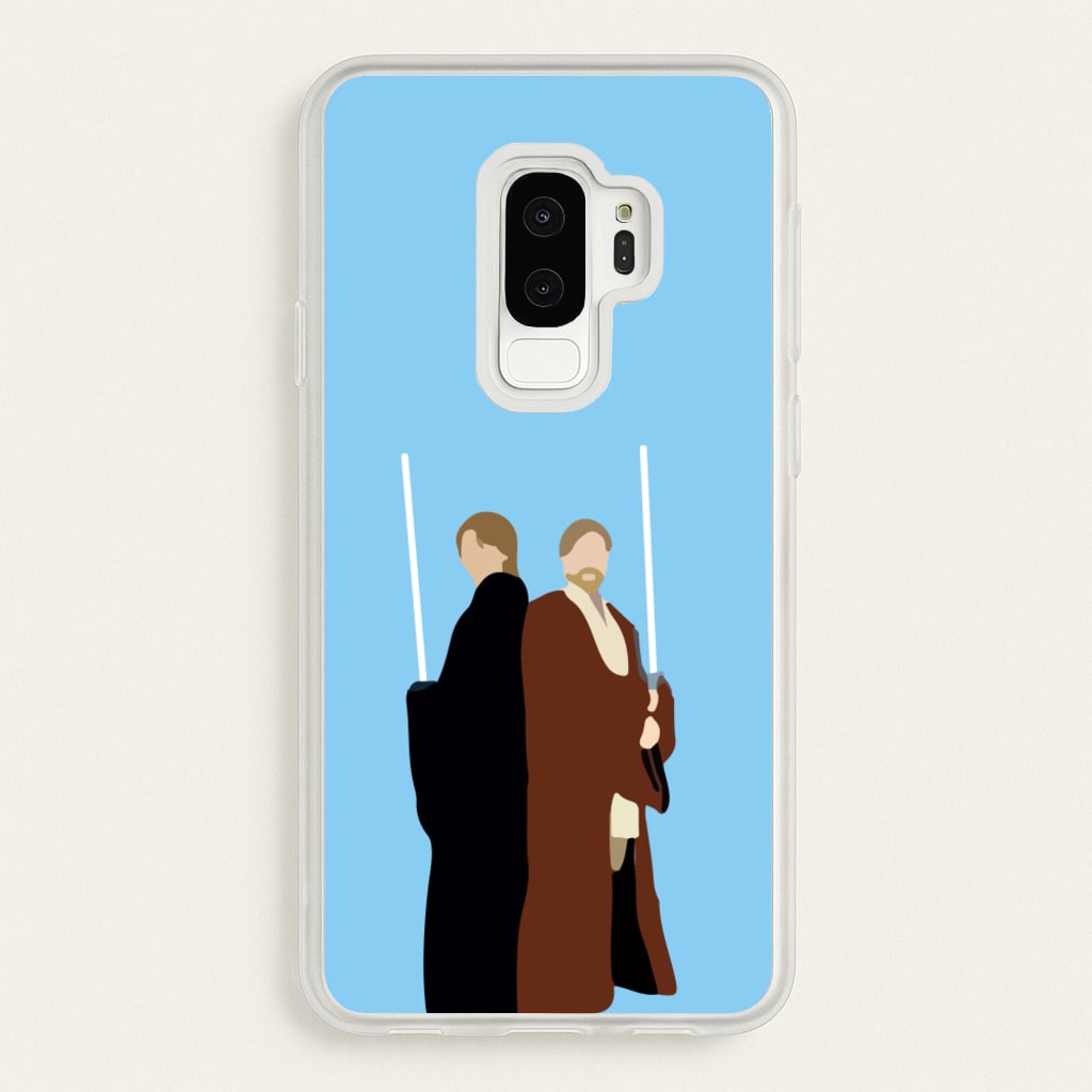 Skywalker and Kenobi - Star Wars Phone Case for Galaxy S9 Plus