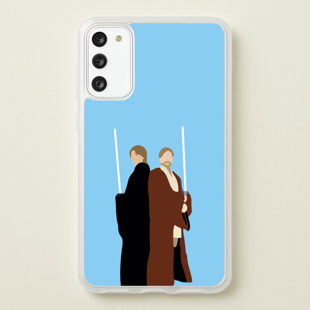 Skywalker and Kenobi - Star Wars Phone Case for Galaxy S20