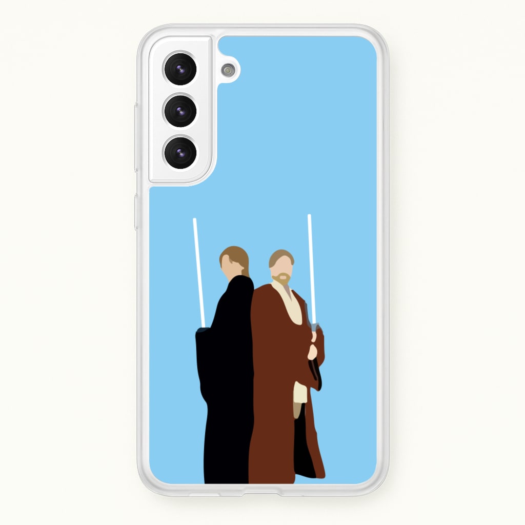 Skywalker and Kenobi - Star Wars Phone Case for Galaxy S22