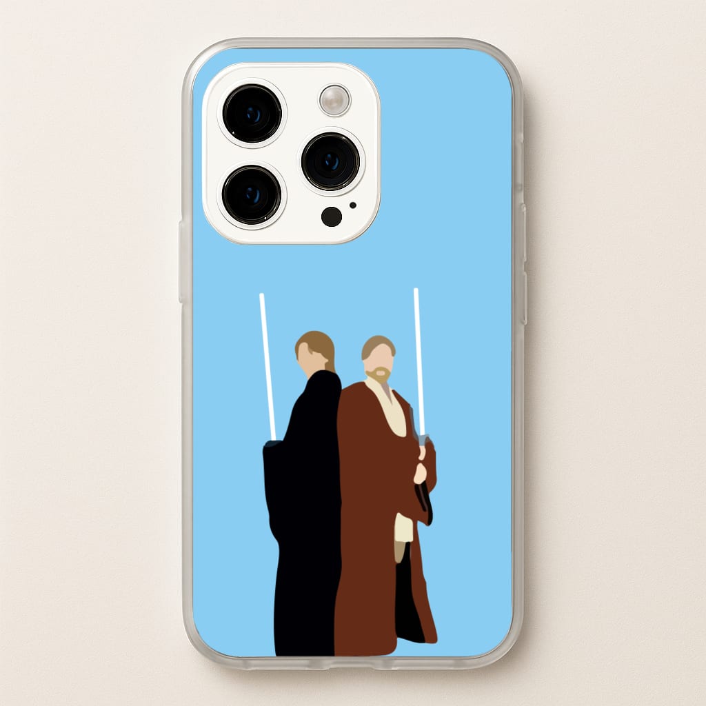 Skywalker and Kenobi - Star Wars Phone Case for iPhone 15 Pro Max