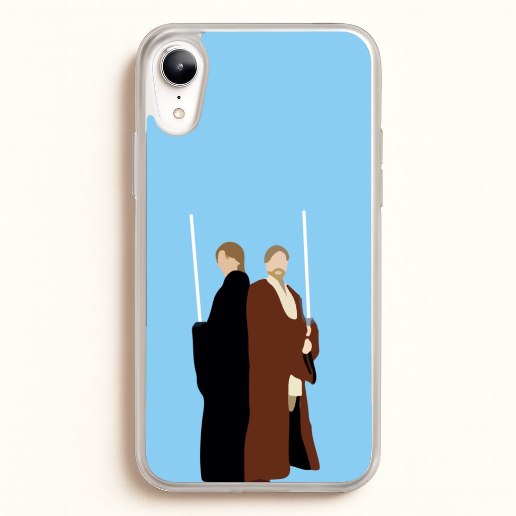 Skywalker and Kenobi - Star Wars Phone Case for iPhone XR
