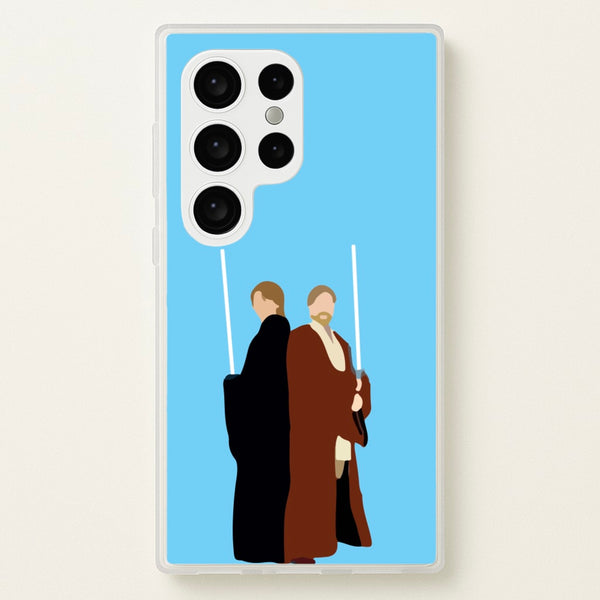Skywalker and Kenobi - Star Wars Phone Case for Galaxy S24 Ultra