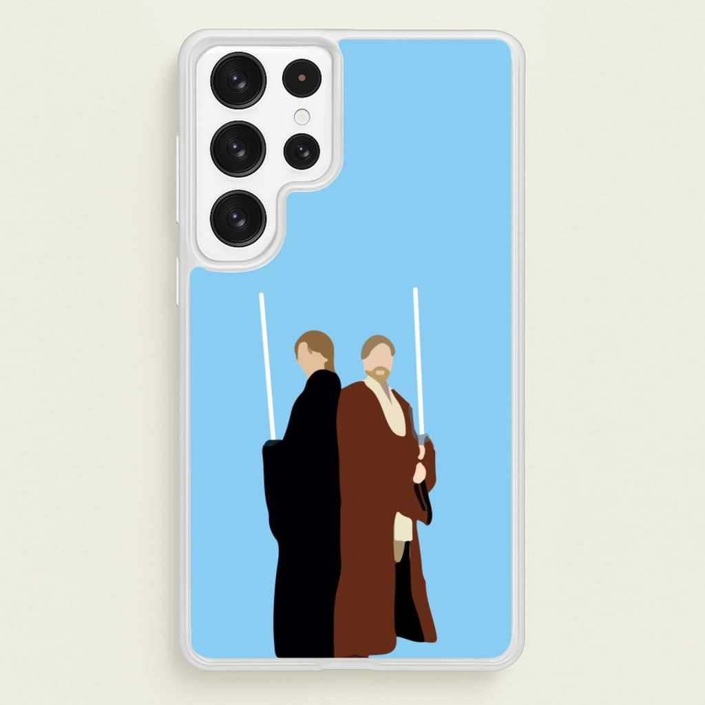 Skywalker and Kenobi - Star Wars Phone Case for Galaxy S22 Ultra