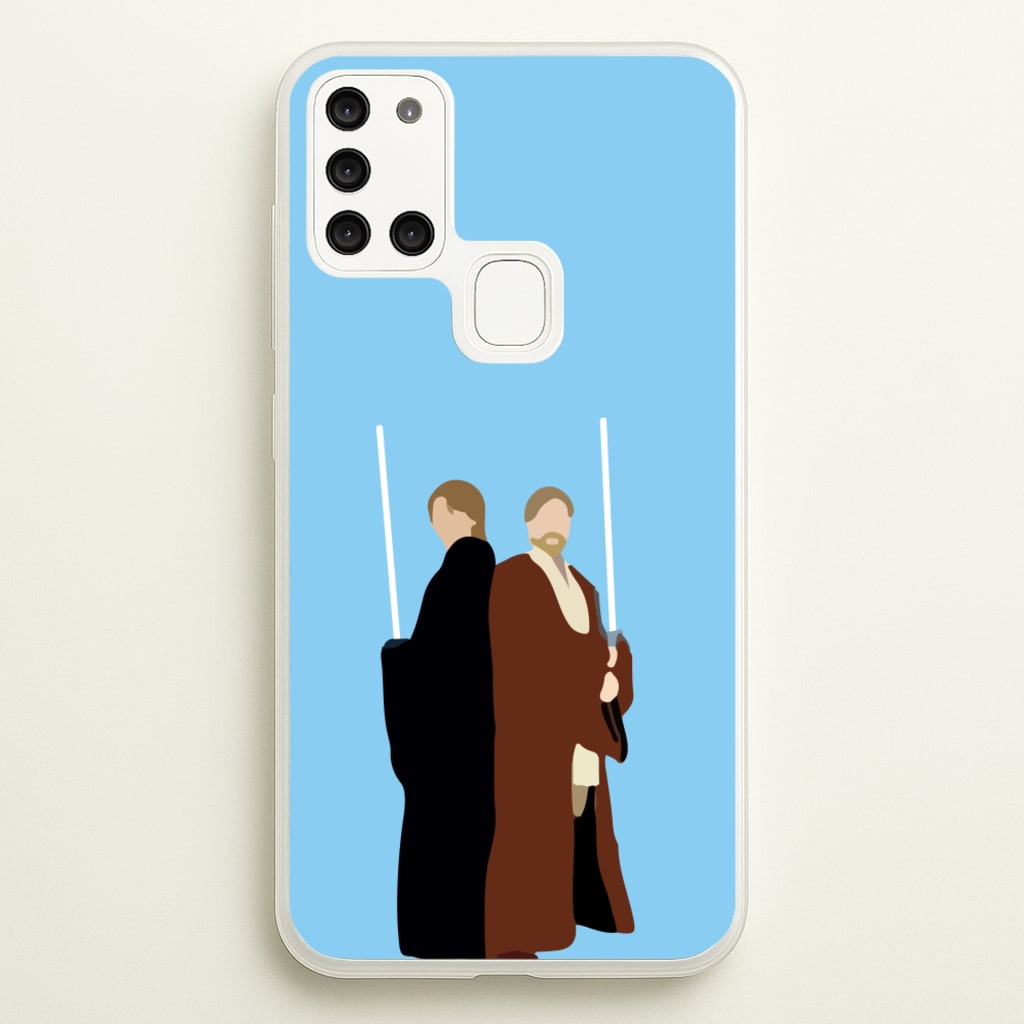 Skywalker and Kenobi - Star Wars Phone Case for Galaxy A21s