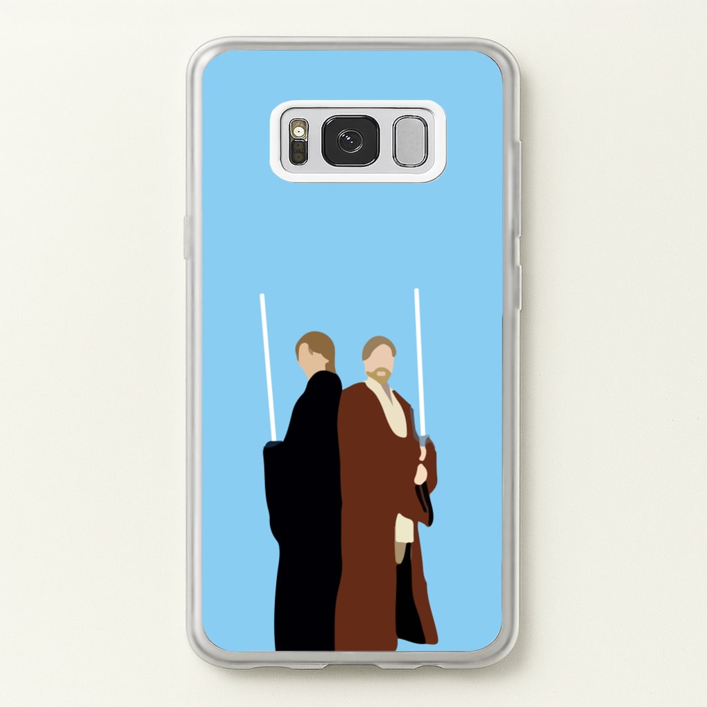 Skywalker and Kenobi - Star Wars Phone Case for Galaxy S8 Plus