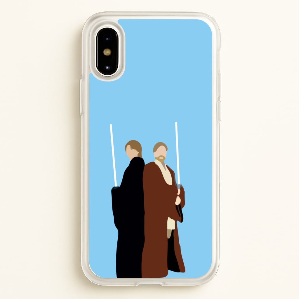Skywalker and Kenobi - Star Wars Phone Case for iPhone X / XS