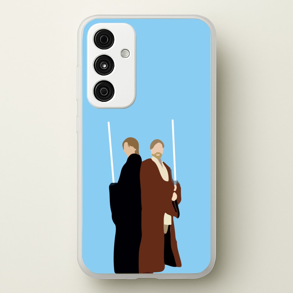 Skywalker and Kenobi - Star Wars Phone Case for Galaxy A55