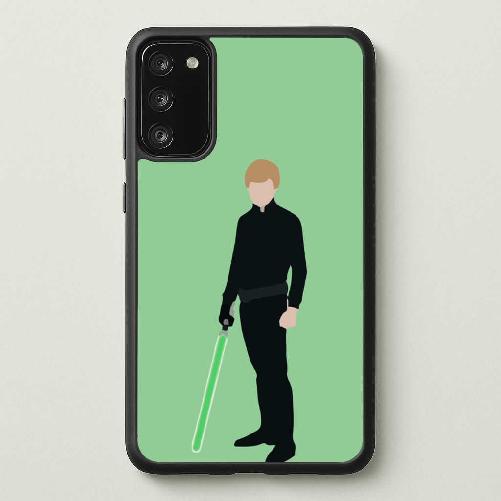 Skywalker Green Lightsaber - Star Wars Phone Case for Galaxy S20