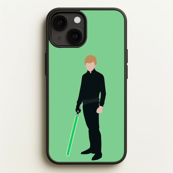 Skywalker Green Lightsaber - Star Wars Phone Case for iPhone 13 Mini