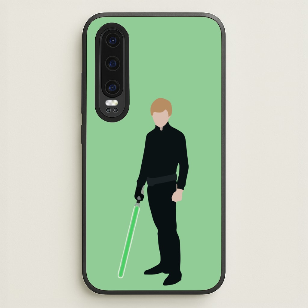Skywalker Green Lightsaber - Star Wars Phone Case for Huawei P30