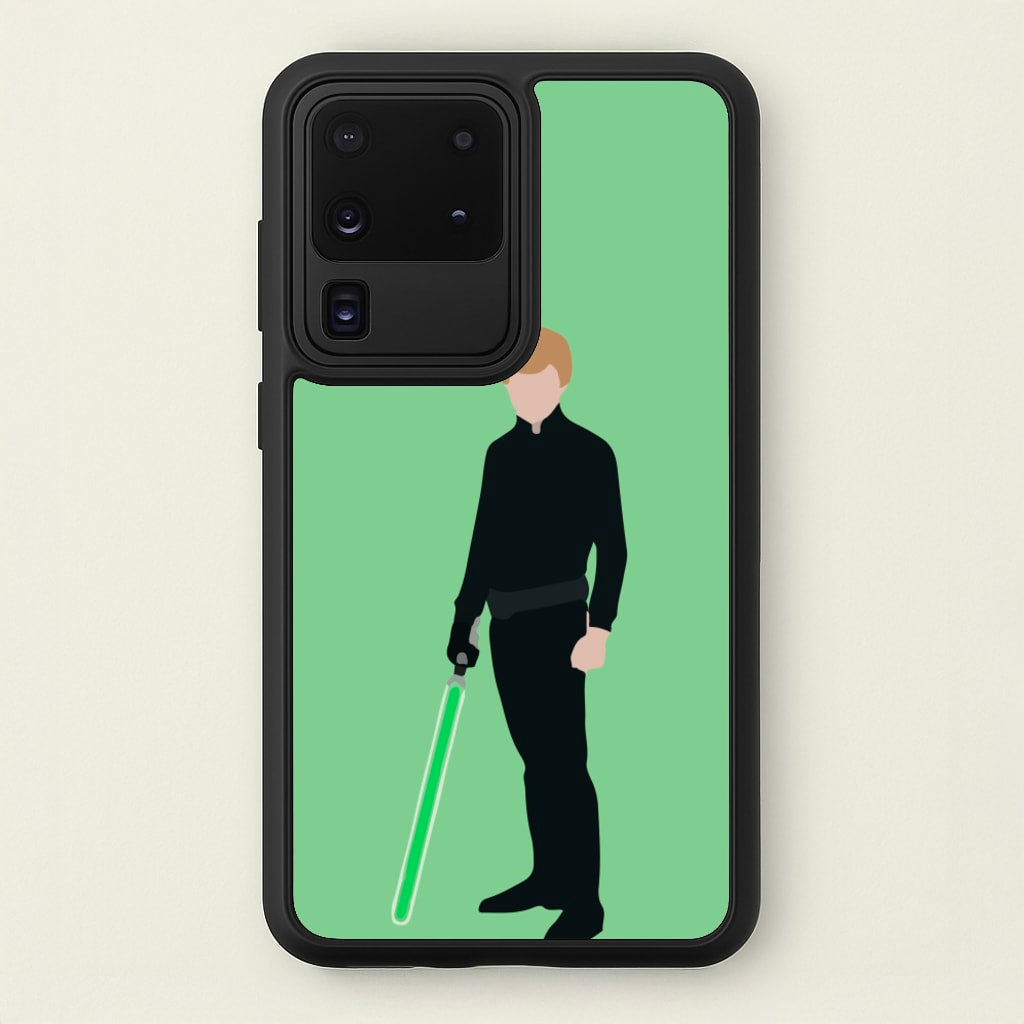 Skywalker Green Lightsaber - Star Wars Phone Case for Galaxy S20 Ultra