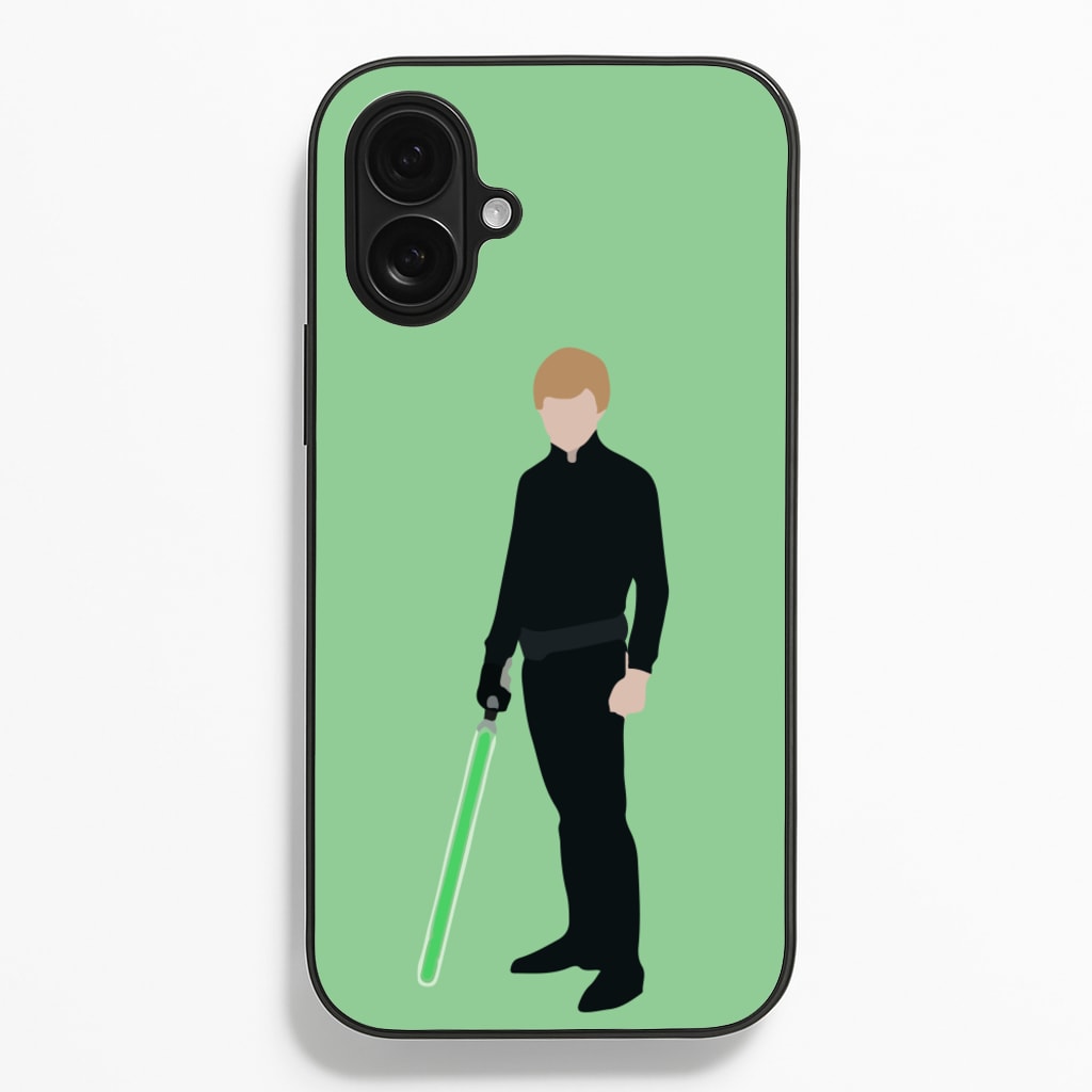 Skywalker Green Lightsaber - Star Wars Phone Case for iPhone 16 Plus
