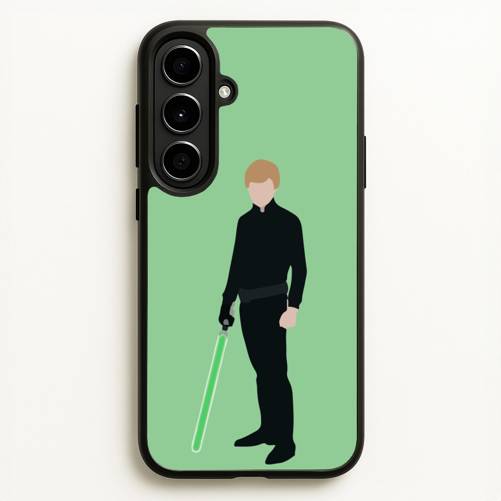 Skywalker Green Lightsaber - Star Wars Phone Case for Galaxy A56