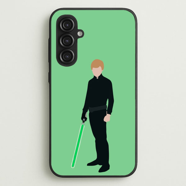 Skywalker Green Lightsaber - Star Wars Phone Case for Galaxy S23FE