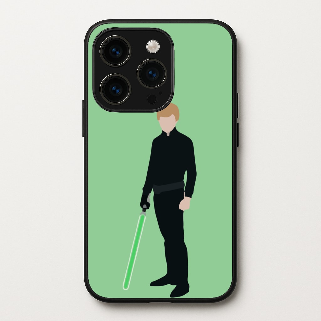 Skywalker Green Lightsaber - Star Wars Phone Case for iPhone 15 Pro Max
