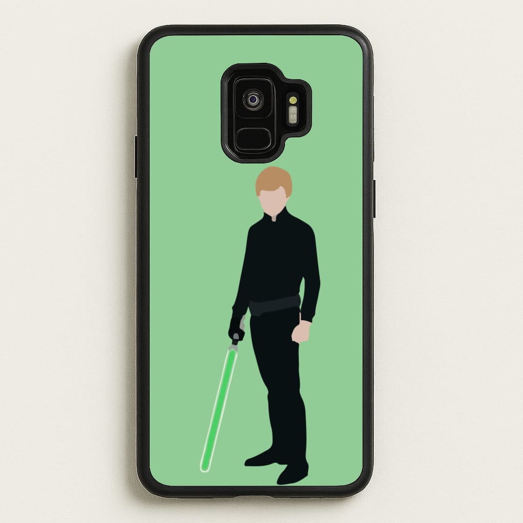 Skywalker Green Lightsaber - Star Wars Phone Case for Galaxy S9