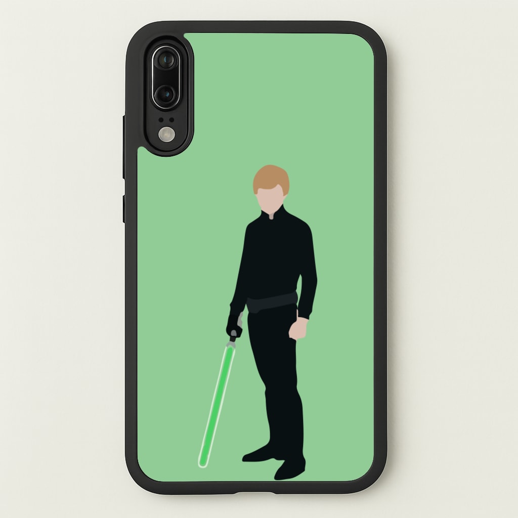 Skywalker Green Lightsaber - Star Wars Phone Case for Huawei P20