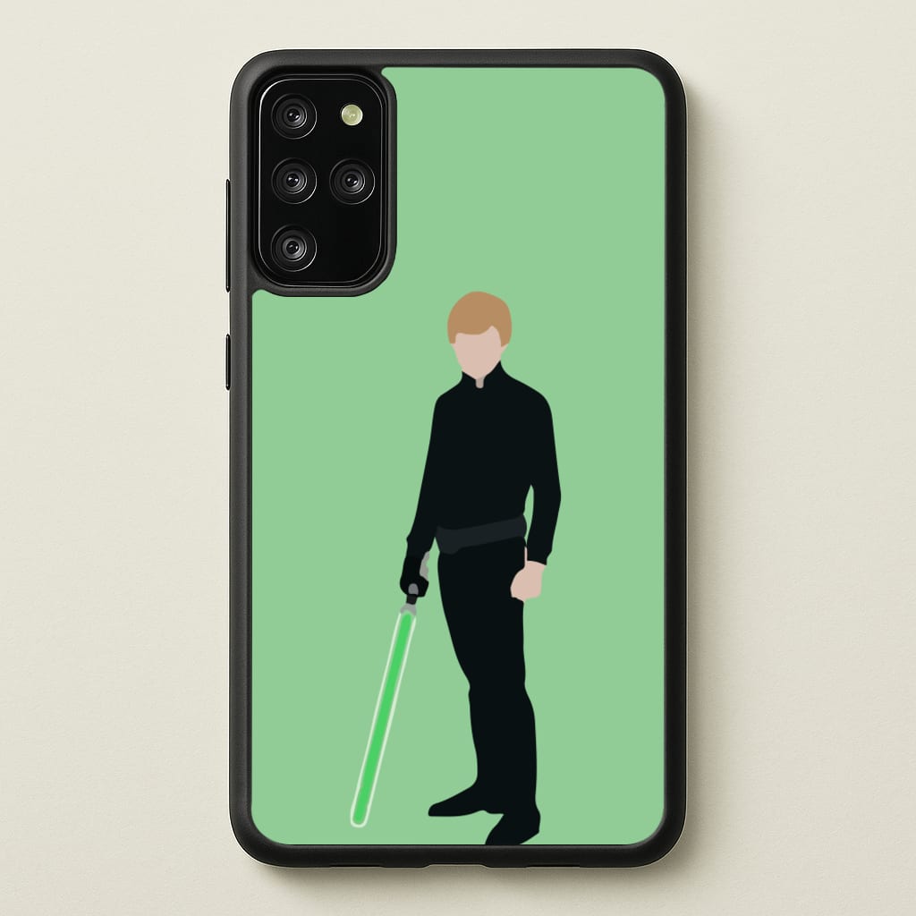 Skywalker Green Lightsaber - Star Wars Phone Case for Galaxy S20 Plus