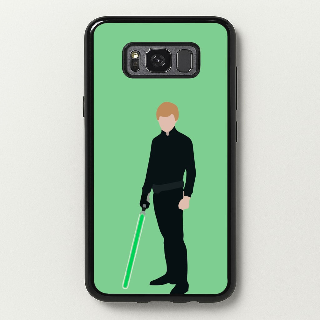 Skywalker Green Lightsaber - Star Wars Phone Case for Galaxy S8 Plus