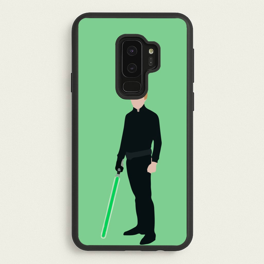 Skywalker Green Lightsaber  - Star Wars Phone Case for Galaxy S9 Plus