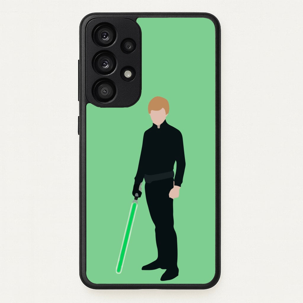 Skywalker Green Lightsaber - Star Wars Phone Case for Galaxy A53