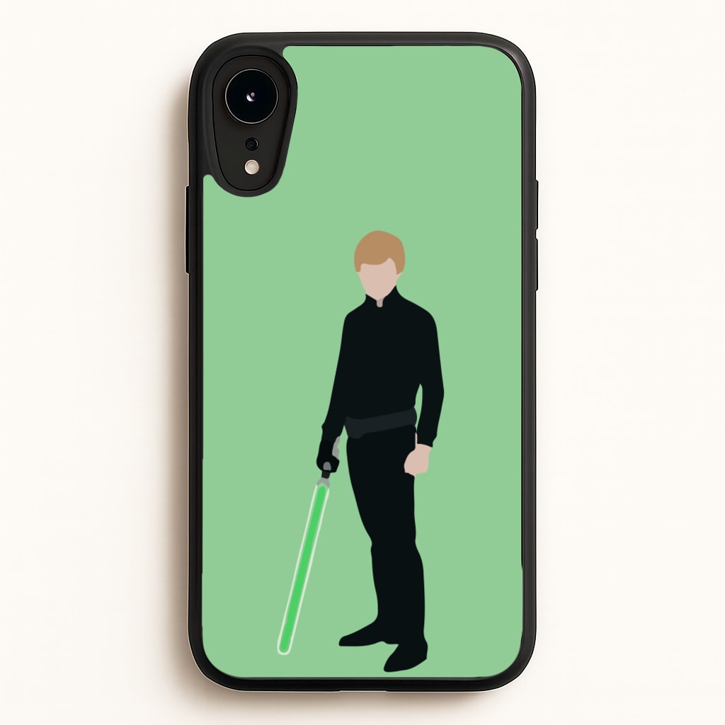 Skywalker Green Lightsaber - Star Wars Phone Case for iPhone XR