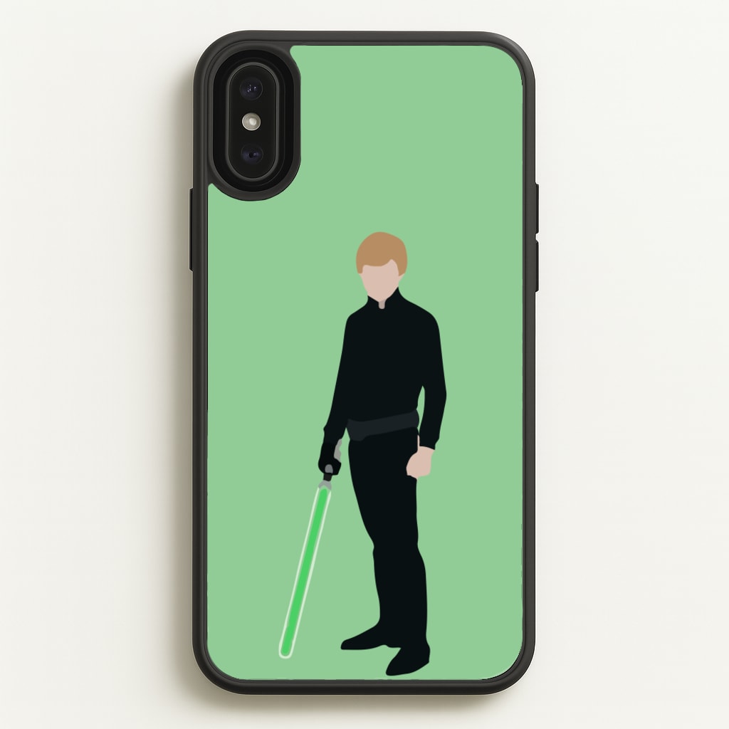Skywalker Green Lightsaber - Star Wars Phone Case for iPhone XS Max