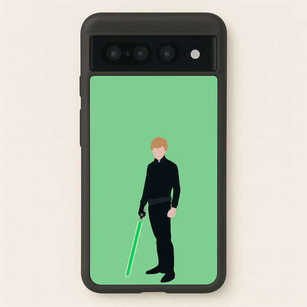 Skywalker Green Lightsaber - Star Wars Phone Case for Google Pixel 7 Pro