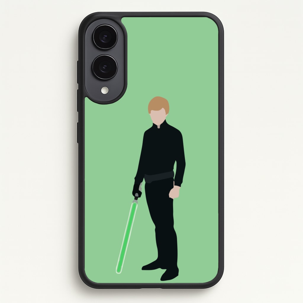 Skywalker Green Lightsaber - Star Wars Phone Case for Galaxy S25 Edge