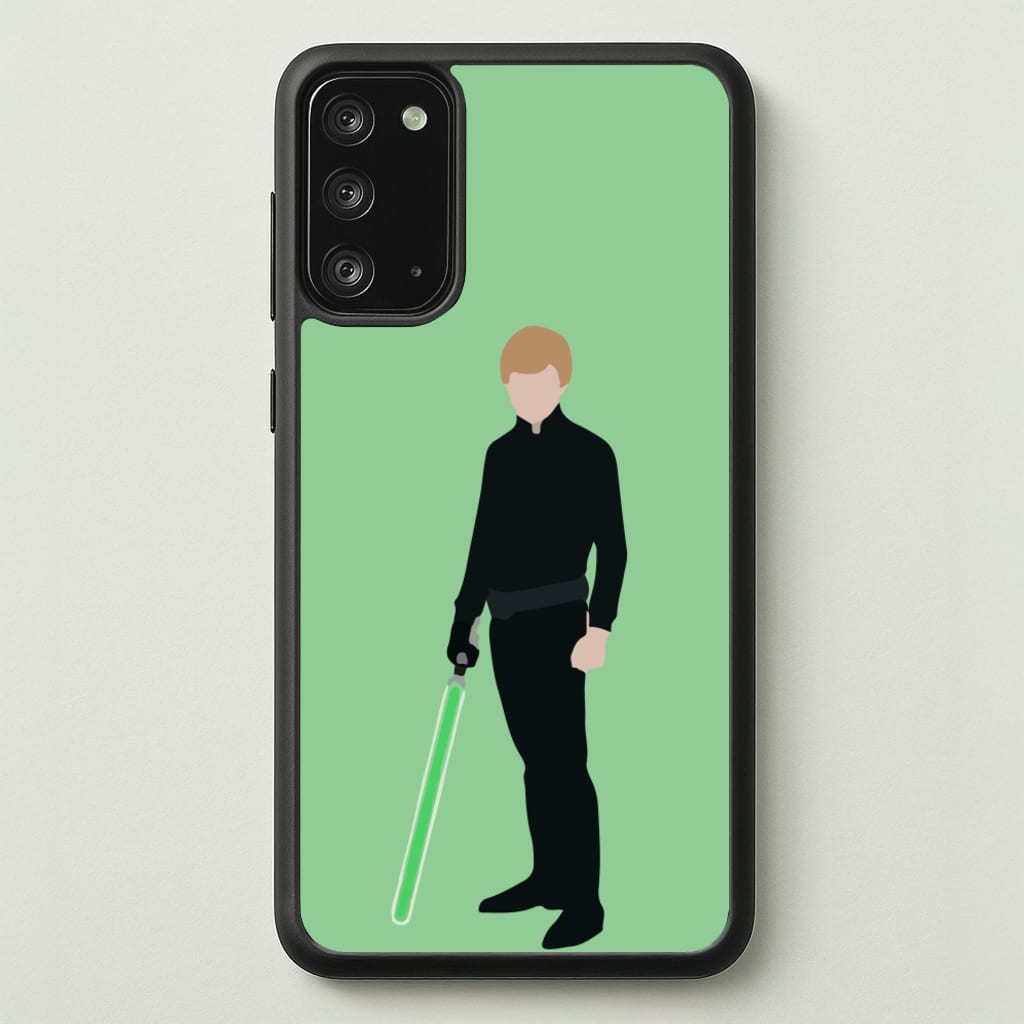 Skywalker Green Lightsaber - Star Wars Phone Case for Galaxy Note 20