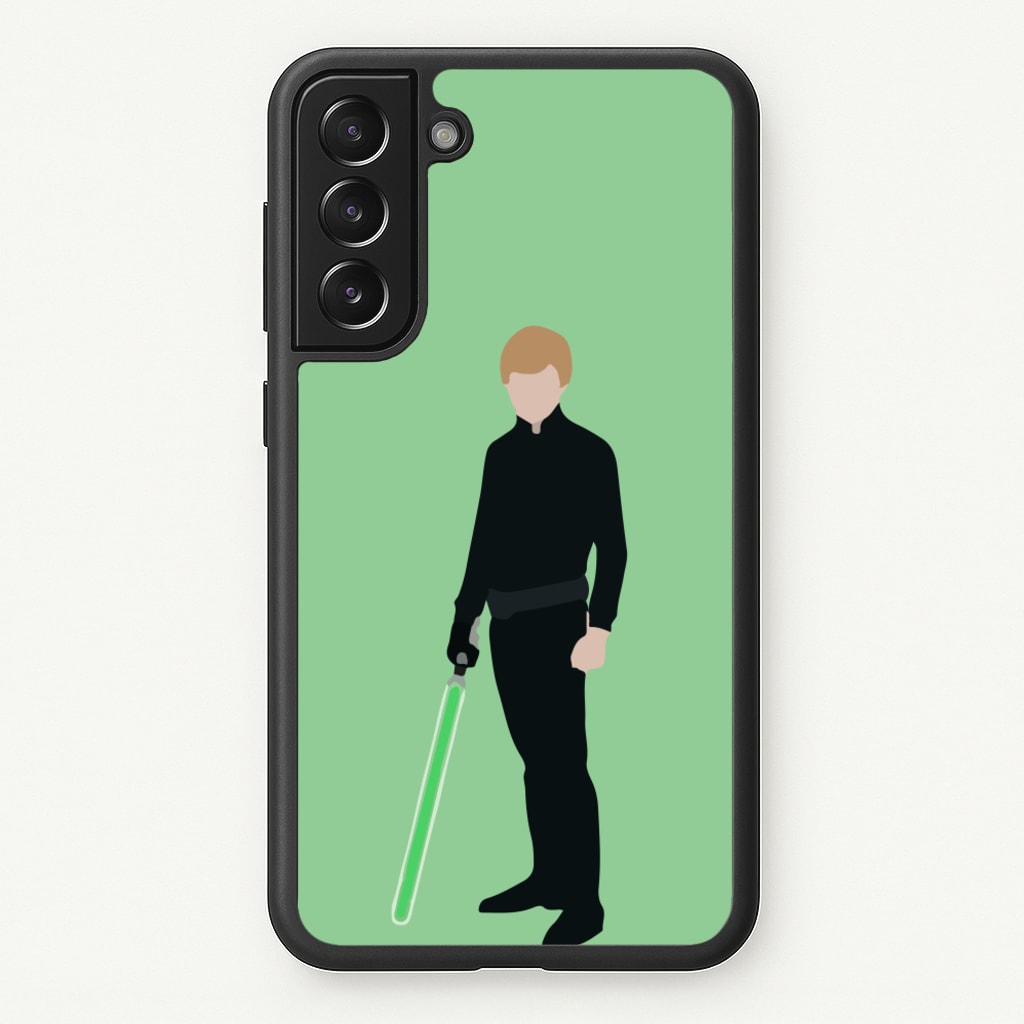 Skywalker Green Lightsaber - Star Wars Phone Case for Galaxy S21 Plus