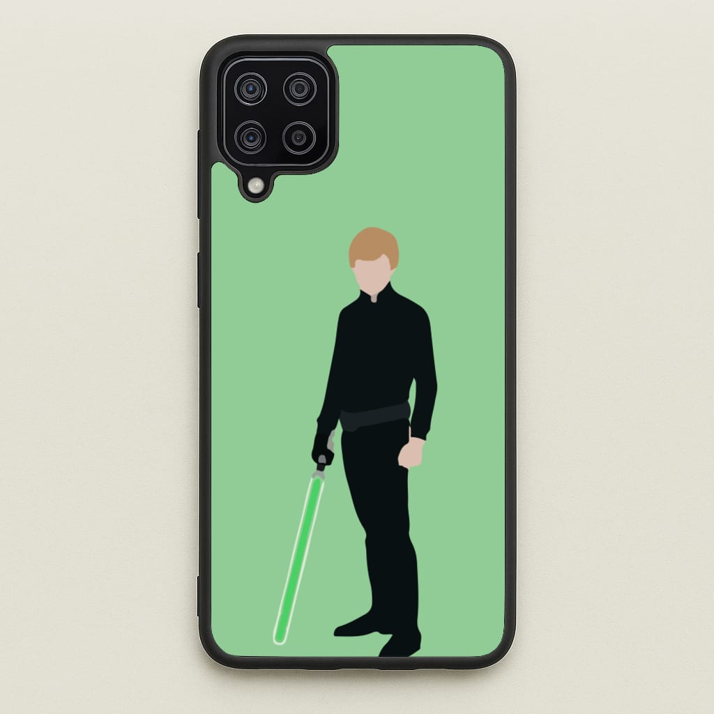 Skywalker Green Lightsaber - Star Wars Phone Case for Galaxy A12