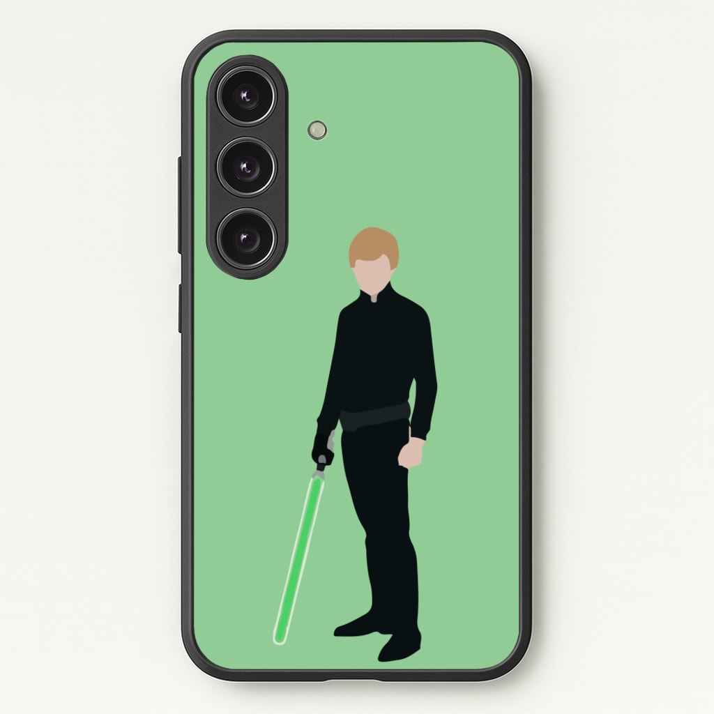 Skywalker Green Lightsaber - Star Wars Phone Case for Galaxy S24