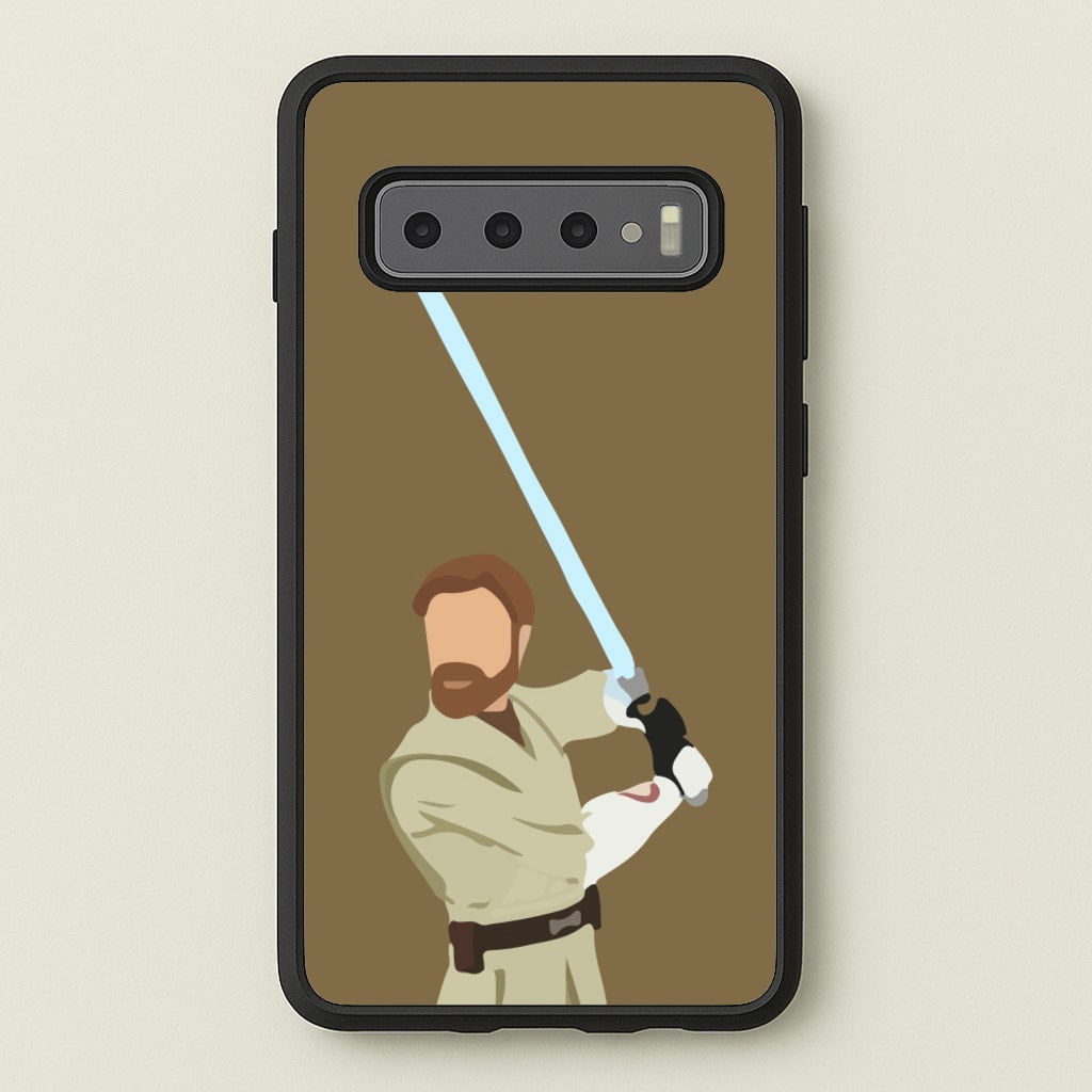 Kenobi Faceless - Star Wars Phone Case for Galaxy S10 Plus