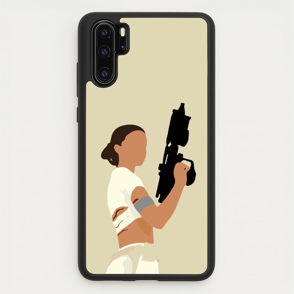 Leia With Gun - Star Wars Phone Case for Huawei P30 Pro