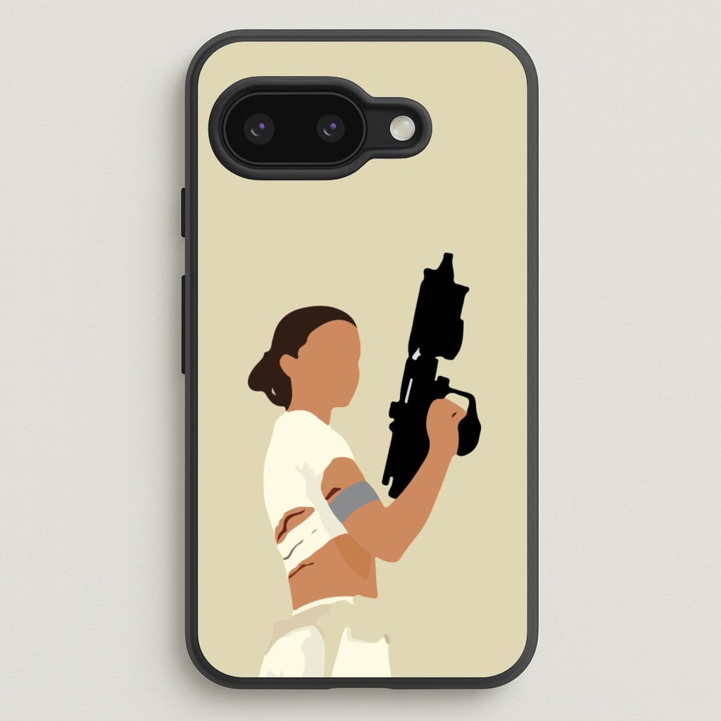 Leia With Gun - Star Wars Phone Case for Google Pixel 9a